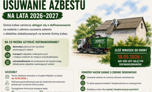 Zdjęcie do USUWANIE AZBESTU - NAB&Oacute;R WNIOSK&Oacute;W