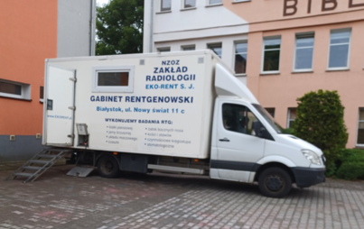 Zdjęcie do Burmistrz Łobza zorganizował bezpłatne badania RTG klatki piersiowej dla mieszkańc&oacute;w Gminy Łobez po 25 roku życia.