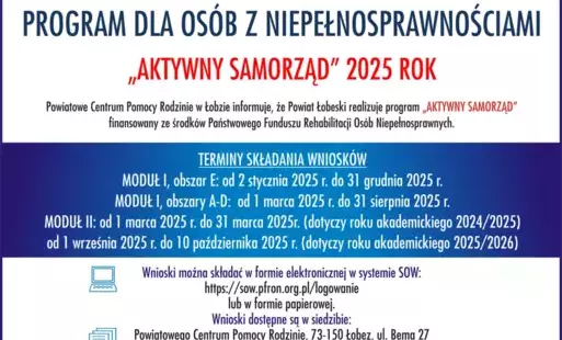 Zdjęcie do Program &bdquo;Aktywny samorząd&rdquo; &ndash; wsparcie dla os&oacute;b z niepełnosprawnościami