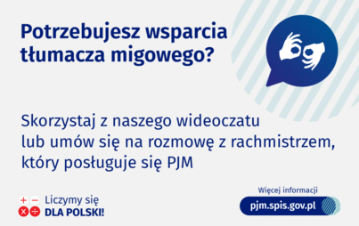 Zdjęcie do SPIS POWSZECHNY POMOC OSOBOM GŁUCHYM I NIEDOSŁYSZĄCYM
