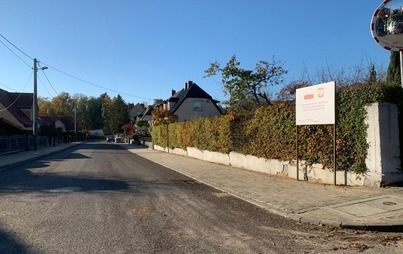 Zdjęcie do ZAKOŃCZENIE INWESTYCJI NA UL. CHOPINA