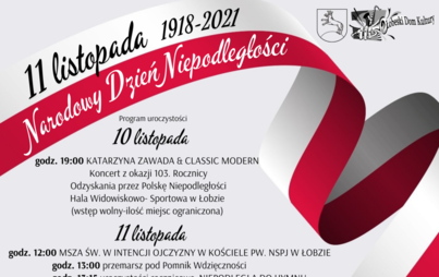 Zdjęcie do 103. ROCZNICA ODZYSKANIA PRZEZ POLSKĘ NIEPODLEGŁOŚCI