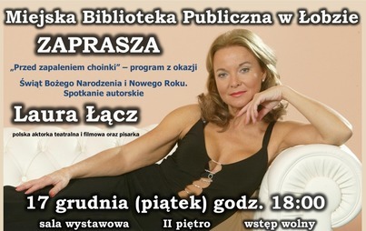 Zdjęcie do RECITAL LAURY ŁĄCZ 17.12.2021 r. ZAPRASZAMY!