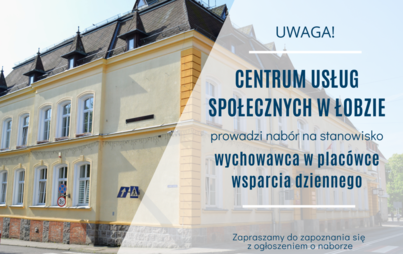 Zdjęcie do NAB&Oacute;R NA WYCHOWAWCĘ DO PLAC&Oacute;WKI WSPARCIA DZIENNEGO