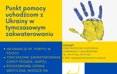 Zdjęcie do SZCZECIŃSKI PUNKT POMOCY UCHODŹCOM Z UKRAINY