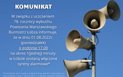 Zdjęcie do SYRENY ZAWYJĄ DLA POWSTAŃC&Oacute;W WARSZAWSKICH
