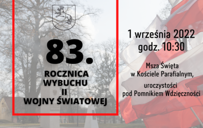 Zdjęcie do 83. ROCZNICA WYBUCHU II WOJNY ŚWIATOWEJ