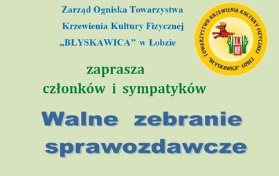 Zdjęcie do WALNE ZEBRANIE SPRAWOZDAWCZE 