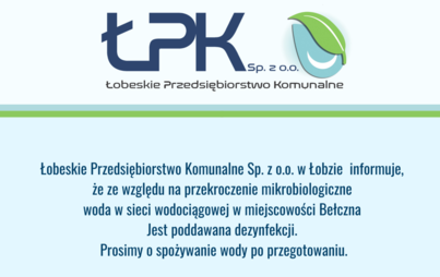 Zdjęcie do WAŻNA INFORMACJA  Z ŁPK
