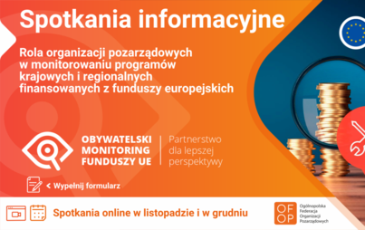 Zdjęcie do OBYWATELSKI MONITORING FUNDUSZY EUROPEJSKICH