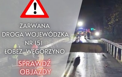 Zdjęcie do ZALANE DOMOSTWA, WYRWA W DRODZE!