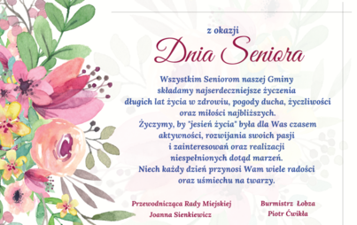 Zdjęcie do NAJLEPSZE ŻYCZENIA DLA SENIOR&Oacute;W!