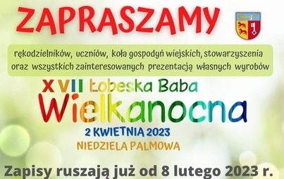 Zdjęcie do RUSZAJĄ ZAPISY NA XVII ŁOBESKĄ BABĘ WIELKANOCNĄ