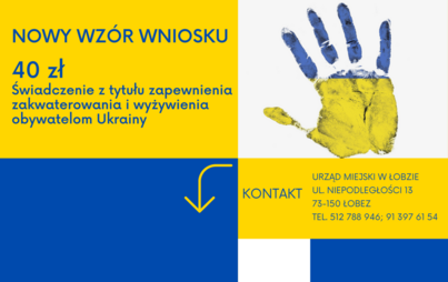 Zdjęcie do POMOC DLA UKRAINY- NOWY WZ&Oacute;R WNIOSKU