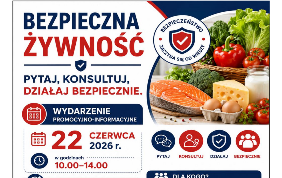 „Bezpieczna żywność. Pytaj, konsultuj, działaj bezpiecznie” - spotkanie informacyjno-konsultacyjne w Łobzie