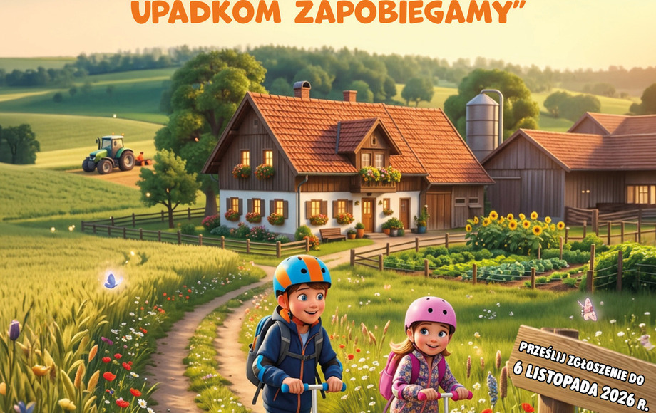 VIII Losowanie Hulajnóg dla Dzieci – „Bezpiecznie na wsi mamy – upadkom zapobiegamy”